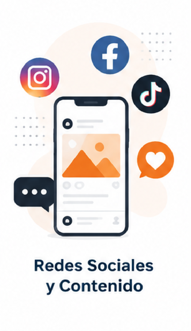 Gestión de redes sociales, contenido digital y community management